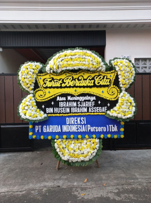 Papan Bunga Duka di Wonodadi