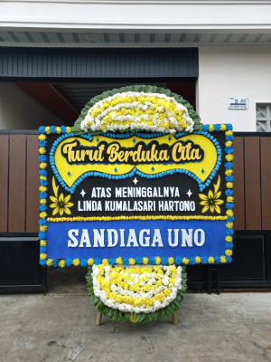 Papan Bunga Duka di Wonodadi